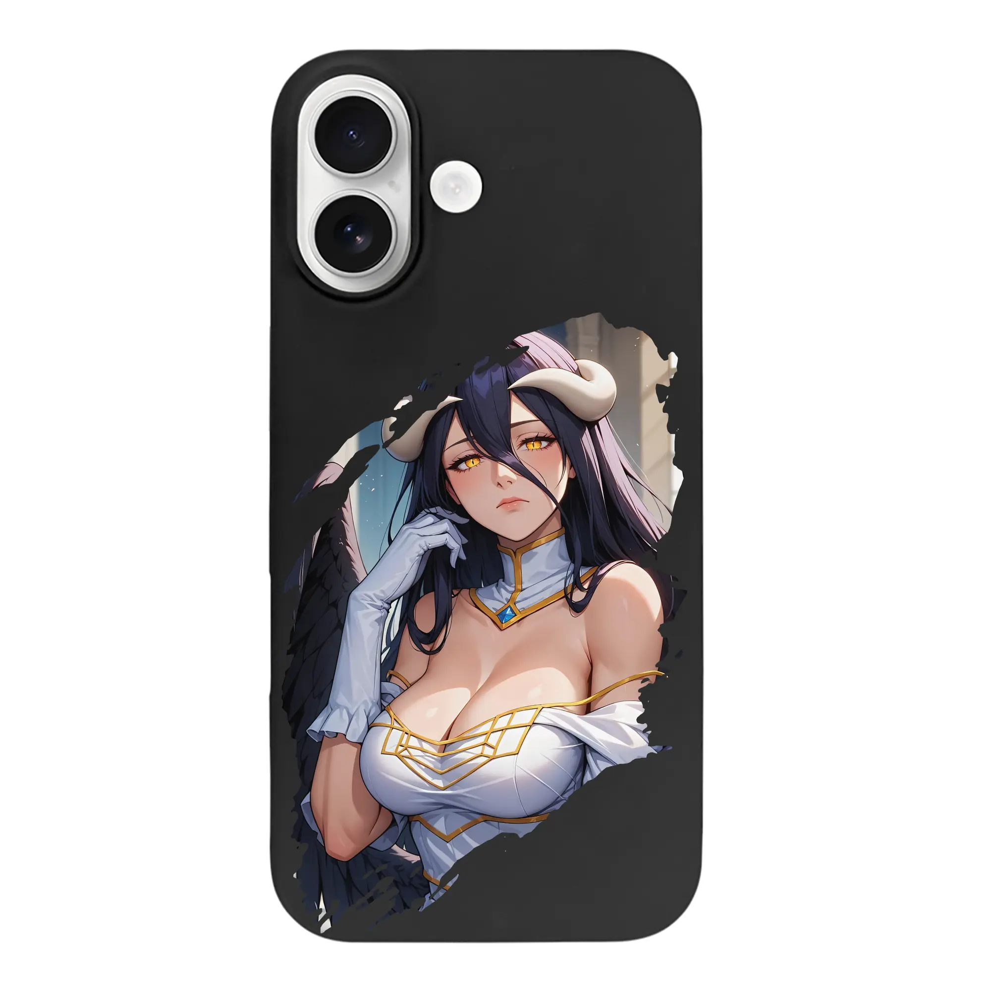 オーバーロード グッズ アルベド - iPhone 17 シリーズ シリコンケース 薄型 耐衝撃 指紋防止 ソフトタッチカバー 精密フィット 傷防止 保護ケース iPhone 17/17 Air/17 Pro/17 Pro Max 対応